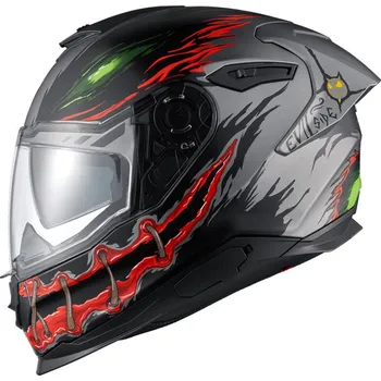 Helma na motorku NEXX Y.100R Night Rider titanium MT vel. XL