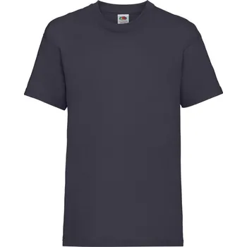 Chlapecké kalhoty Fruit of the Loom Tričko Kids Valueweight T, krátký rukáv, dětské COT161033a36a4-deep navy 116 Navy deep