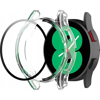 Pouzdro na mobilní telefon POUZDRO + SKLO PRO SAMSUNG GALAXY WATCH 4 5 44MM