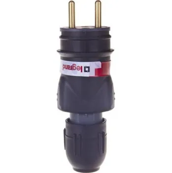 Elektrická zásuvka Černá nástěnná Elektrická Zásuvka Legrand