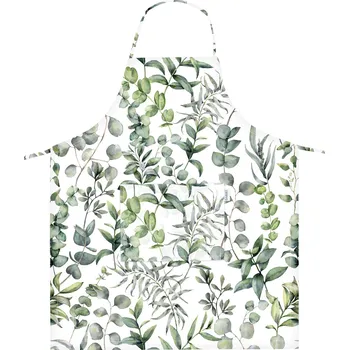 Kuchyňská zástěra DARRÉ Kuchyňská zástěra Listy eukalyptu