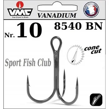 Rybářský háček Zemní kotvičky, muškařské, pro lov pod ledem, přívlačové, plavačkové, s protihrotem VMC 8540 10 ks