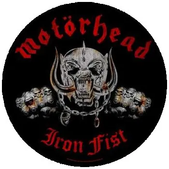Nášivka Merch Motörhead: Zádová Nášivka Iron Fist 2019