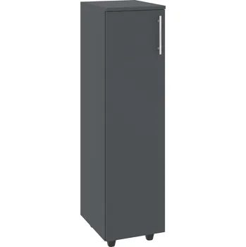 regál VOMAKS Regál TO-01 policový s dvířky 30x112x38 cm antracit