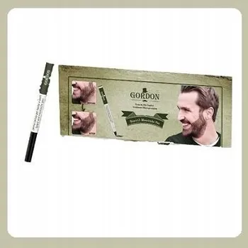 Péče o vousy Tužka na konturování vousů, výplňová tužka na vousy Gordon - pro plný vous, černá