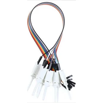 Síťový kabel Vodiče s piny a klipsy - bílé, celkem 10ks