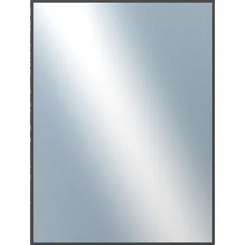 Koupelnový nábytek DANTIK - Zarámované zrcadlo - rozměr s rámem cca 60x80 cm z lišty Hliník černá | P269-021 (7269021)