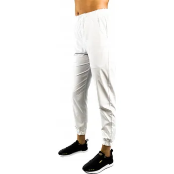 Zdravotnický oděv Elastické zdravotnické kalhoty DuduMed Bílé S