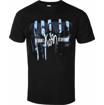 Tričko metal pánské Korn - Block - ROCK OFF - KORNTS09MB - XL
