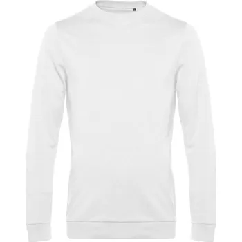 pracovní mikina B&C Mikina Set In, pánská COT01U01W00100-white Bílá XS