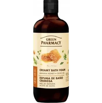 Koupelová pěna GREEN PHARMACY Krémová pěna do koupele Manukový med a Olivový olej 500ml