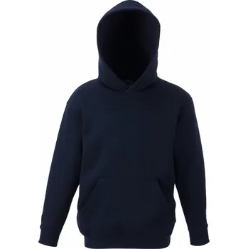 Fruit of the Loom Mikina Classic Kids Hooded Sweat s kapucí, dětská COT162043a36a8-deep navy Navy deep 164