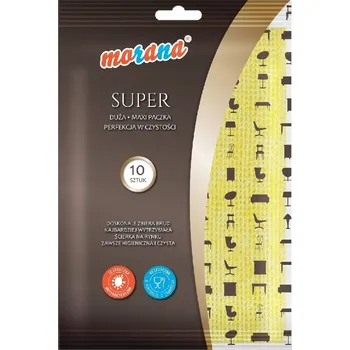 Utěrka Utěrka viskóza Morana v balení 10 ks, vícebarevná