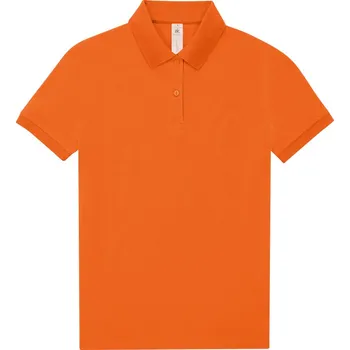 Pánské tričko B&C Polokošile B&C My Polo 180 women, krátký rukáv, dámská COT01W461x3703-pure orange L Oranžová pure