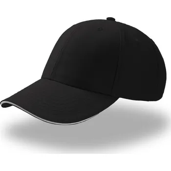 Pracovní přilba Atlantis Headwear Kšiltovka Sport Sandwich, baseballová, 6 panelová COT33050498099-black/white Černá/bílá UNI
