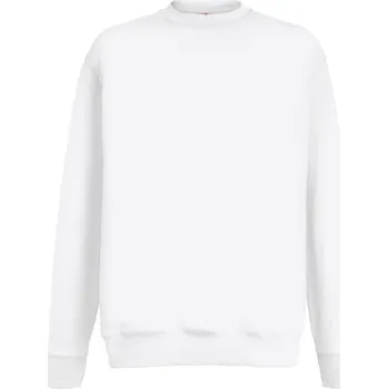 pracovní mikina Fruit of the Loom Mikina Lightweight Set-In Sweat, pánská COT16215600101-white S Bílá