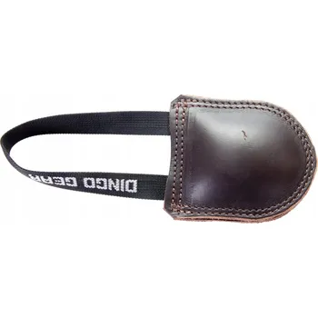 Hračka pro psa Dingo Gear KOŽENÝ PŘETAHOVADLO S RUKOJEŤÍ 10X12CM