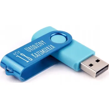USB flash disk Flash disk MemoRabbit otočný 64 GB USB 3.0 gravírování NAROZENINY 64 GB USB 3.0 vícebarevný