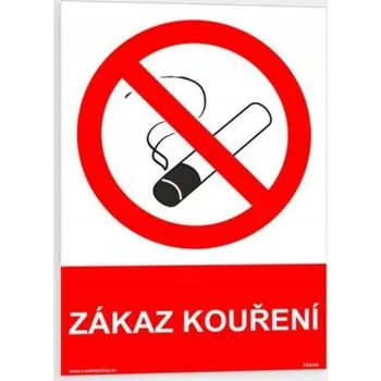 Značení Tabulka bezpečnostní - plast A4 "Zákaz kouření