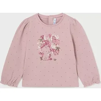 Dívčí tričko Dívčí triko dlouhý rukáv Mayoral 2049-37 růžové velikost 98