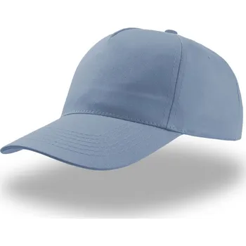 Pracovní přilba Atlantis Headwear Kšiltovka Start Five, 5 panelová, baseballová COT33003803799-light blue Modrá světlá UNI