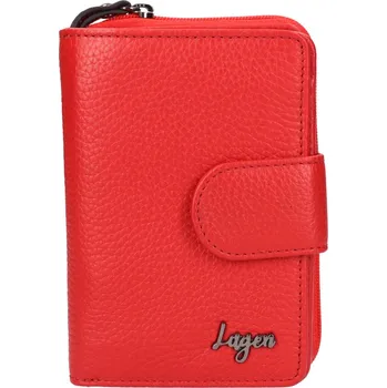 Peněženka dámská peněženka kožená LG 038 ČERVENÁ RED