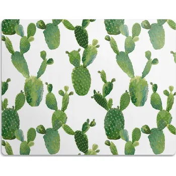 Miska pro psa Voděodolná podložka pod misku pro psa Kaktusy 45x35 cm