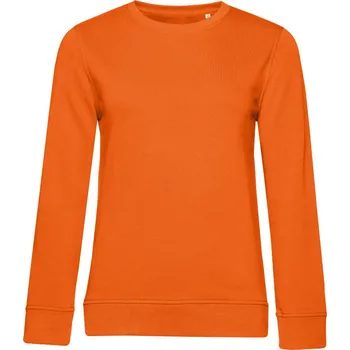 Pracovní oblečení B&C Mikina B&C Inspire Crew Neck, dámská COT01W32Bx3703-pure orange L Oranžová pure
