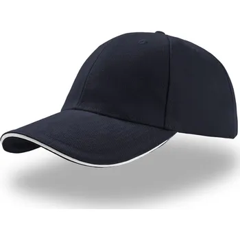 Pracovní přilba Atlantis Headwear Kšiltovka Liberty Sandwich, 6 panelová COT33000596399-navy/white UNI Navy/bílá