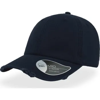 Pracovní přilba Atlantis Headwear Kšiltovka Dad Hat Destroyed, 6 panelová COT33014900399-navy Navy UNI