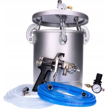 Stříkací pistole MALÍŘSKÁ STŘÍKACÍ PISTOLE S NÁDRŽKOU, LAKÝRNICKÁ SOUPRAVA 8L