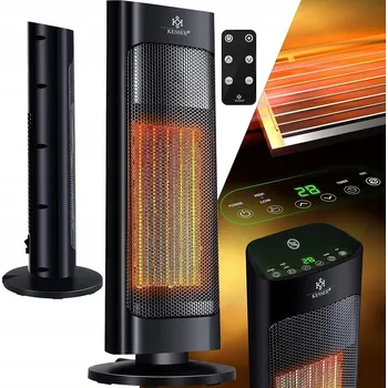 Topidlo TEPLOVZDUŠNÝ VENTILÁTOR SAMOSTATNĚ STOJÍCÍ 2000W S DÁLKOVÝM OVLÁDÁNÍM KESSER