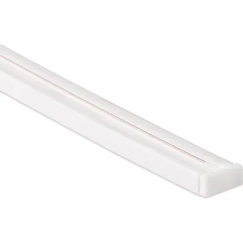 LED páska Plastová napájecí DC lišta s 3M páskou, max. 25A, bílá barva, 2m