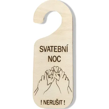 Svatební dekorace GRAVENO Nerušit - SVATEBNÍ NOC