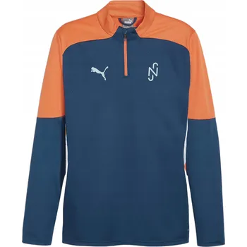 Pánská mikina Pánská fotbalová Mikina PUMA Neymar Jr Creativity 1/4 Zip Top, tropická/horká, M