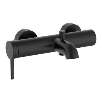 Vodovodní baterie Vanová baterie Roca Ona bez sprchového setu 150 mm černá A5A029ENB0