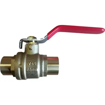 CU Kulový kohout PÁJECÍ 22 x 22mm PN16 Páka