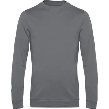 pracovní mikina B&C Mikina Set In, pánská COT01U01Wx4703-elephant gr L Šedá sloní