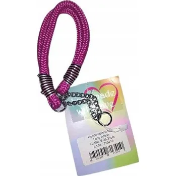 Obojek pro psa OBOJEK PRO PSA XL 50-59 Cm LADY EDITION růžový handmad