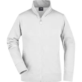 pracovní mikina James & Nicholson Mikina JN 52, dámská COT02005200105-white 2XL Bílá
