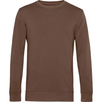 pracovní mikina B&C Mikina B&C Inspire Crew Neck, pánská COT01U31B56913-mocha 3XL Mocha