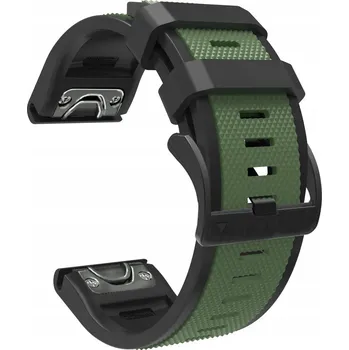 Řemínek na hodinky Řemínek GARMIN FENIX 3 5X 6X 6X PRO 7X 7X SOLAR pro Garmin 26mm zelený