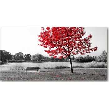 Obraz Kuchyňský panel Červený strom 140x70 cm + LEPIDLO