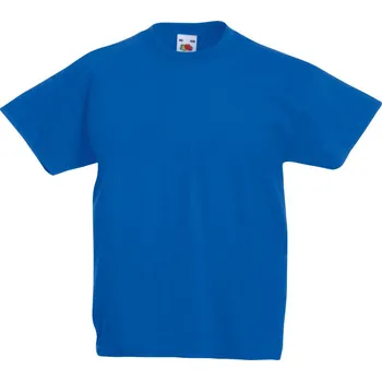 Chlapecké kalhoty Fruit of the Loom Tričko Kids Original T-Shirt, krátký rukáv, dětské COT161019450t2-royal blue Modrá královská 14-15