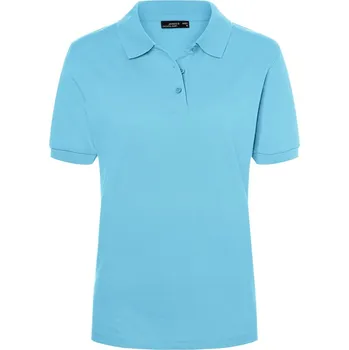 Pánské tričko James & Nicholson Polokošile JN 71, krátký rukáv, dámská COT02007141003-sky blue L Modrá nebesky