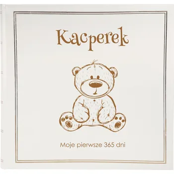 Fotoalbum XL Album na fotografie dítěte 10x15 s personalizovaným gravírováním - Křtiny, První narozeniny