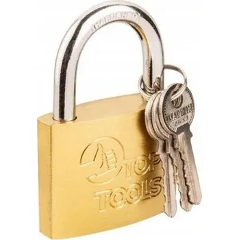 Visací zámek MOSAZNÁ VISACÍ ZÁMEK 3 KLÍČE 60 MM. INDUSTRIAL