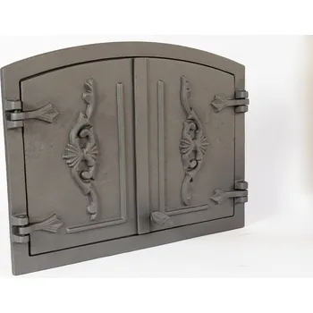 Litinová dvířka do pece na pizzu, chlebové pece a udírny