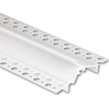 LED páska Vestavný hliníkový profil AP pro sádrokarton, 35x96mm, bez difuzoru, bílý 2m