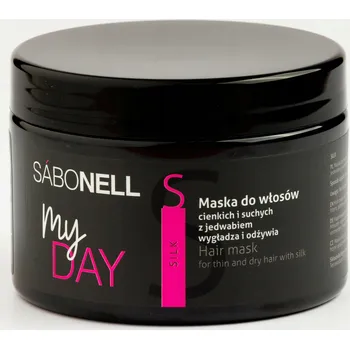 Vlasová regenerace SABONELL Maska na jemné a suché vlasy s hedvábím, vyhlazující, 300 ml